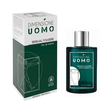 Size Men's Eau De Toilette Sensual Fougère 100ml Dimensione Uomo