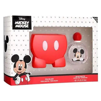 Air-Val Mickey Mouse Eau De Toilette Set 50ml And Accessories Case Air Val