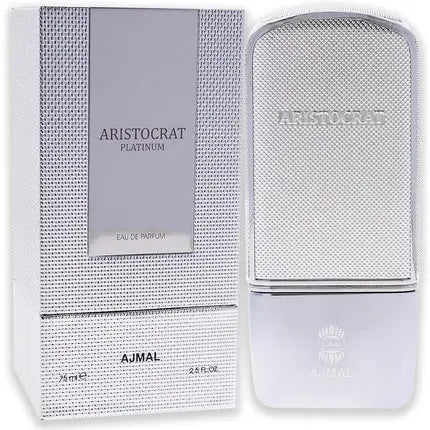 Ajmal Aristocrat Platinum for Men 2.5oz EDP Spray Ajmal