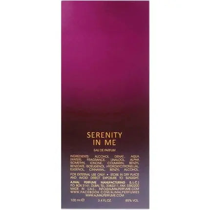 Ajmal Serenity In Me EDP Spray 100ml Ajmal