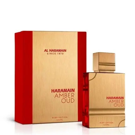 Al-Haramain Amber Oud Rouge Eau De Parfum 4 Fl oz, 1oz équivaut à 30ml - New Packaging Al-Haramain