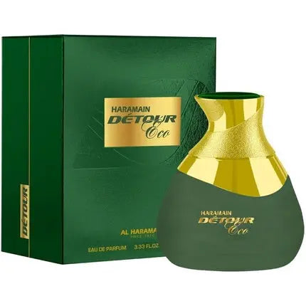 Al Haramain Detour Noir Eco 100ml Eau de Parfume Spray Arabian Perfume for Women Luxury Unisex Scent Al Haramain