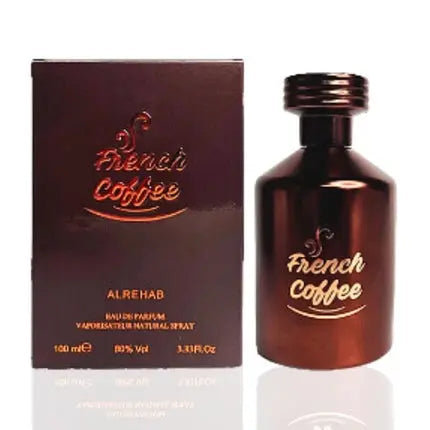 Al-Rehab French Coffee Eau de Parfum Spray for Unisex 3.4 Ounce Coffee 3.4 Fl Oz Al Rehab