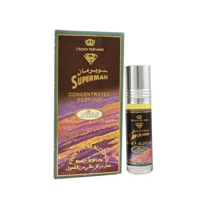 Al-Rehab Super Man Concentrated Perfume Oil 6ml 0.2oz Spicy Woods Oriental Aromatic Al Rehab