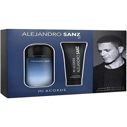 Alejandro Sanz Mi Acorde Eau de Toilette Spray 100ml - Set of 2 Alejandro Sanz