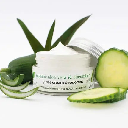 Aloe Vera & Cucumber Gentle Cream Deodorant Dr Organic