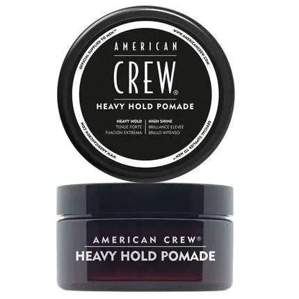 American Crew Heavy Hold Pomade 85g - Styling Product Pour Homme Avec Extreme Hold and High Shine - Water-Based American Crew