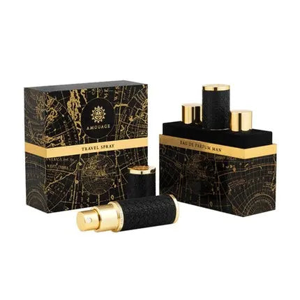 Amouage Travel Set Jubilation Xxv Eau De Parfum For Men Refill 10 Ml