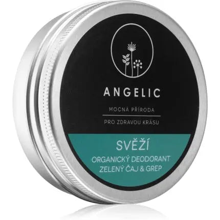 Angelic Organic Deodorant 'Fresh' Green Tea & Grapefruit Cream Deodorant 50 ml Angelic