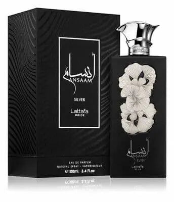 Ansaam Silver Eau de Parfum   100ml 3.4fl oz, 1oz équivaut à 30ml New Rich UAE Al-Haramain