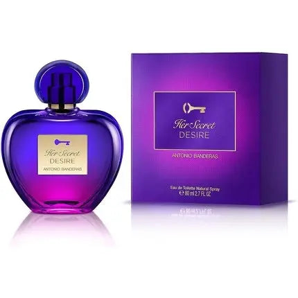 Antonio Banderas Parfum  Her Secret Desire Eau de Toilette Spray pour femme  80ml Antonio Banderas