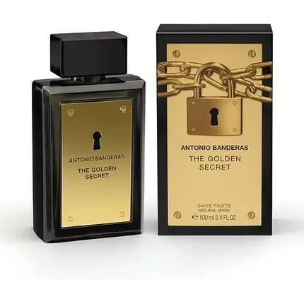 Antonio Banderas Parfum  The Golden Secret Eau de Toilette Spray Pour Homme Long Lasting Masculine Casual and Elegant Fragrance Mint Apple and Spicy Notes Ideal for Day Wear 100ml Antonio Banderas