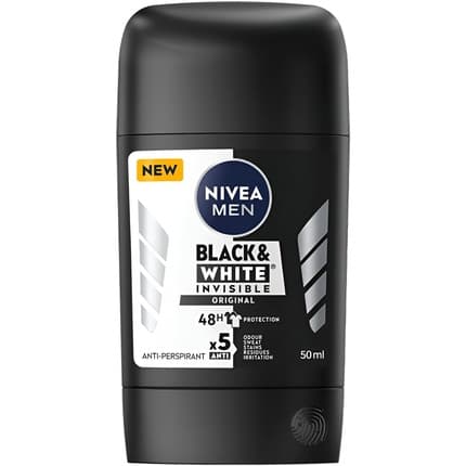 Nivea Black & White Invisible Original Antiperspirant Déodorant (Déo) Mixte 50ml