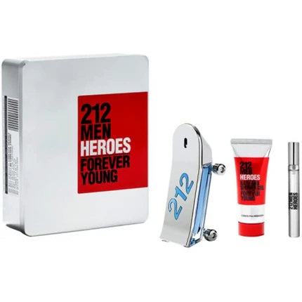 212 Men Heroes Lote 3 Pz Carolina Herrera