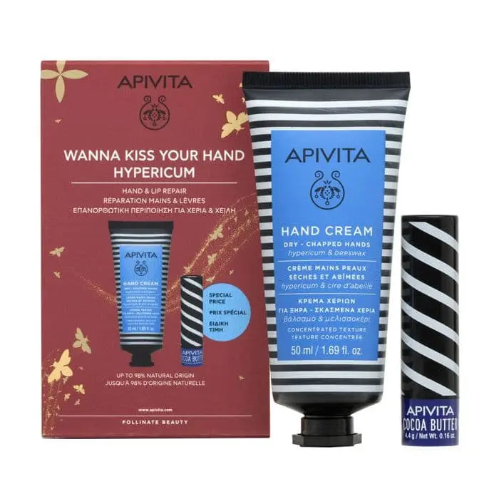 Apivita Hypericum Hand Cream & Lip Balm Apivita