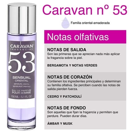 Caravan Fragancias No. 53 Eau de Parfum (EDP) Homme 150ml