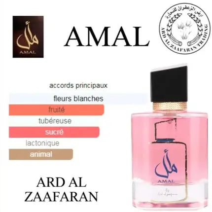 Ard Al Zaafaran Amal Eau de Parfum Spray for Women 3.4 Ounce Ard Al Zaafaran