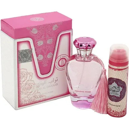 Ard Al Zaafaran Turab Al Dhahab Amazing Rose Eau De Parfum Spray 100ml And Deodorant Spray 50ml Ard Al Zaafaran