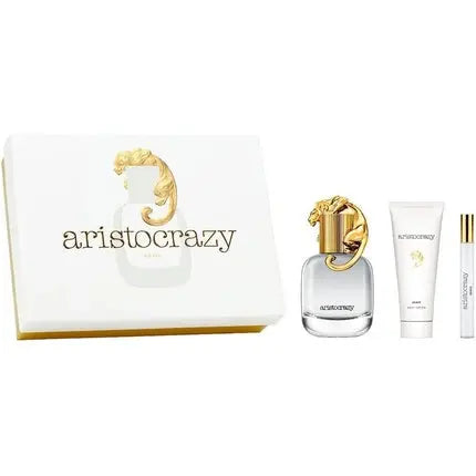 Aristocrazy Brave EDT 80ml Spray with Body Lotion 75ml and Mini EDT 10ml Aristocrazy