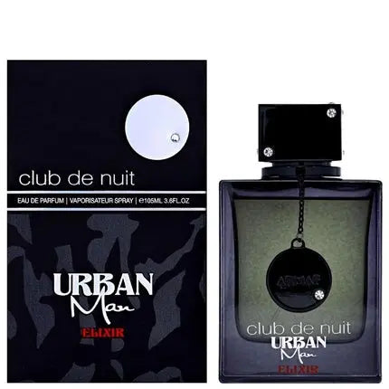 Armaf Club De Nuit Urban Man Elixir for Men Eau de Parfum Spray 3.6 Ounce Bergamot Armaf