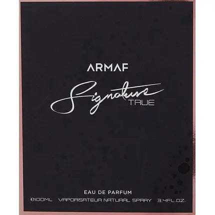 Armaf Signature True Eau de Parfum Spray for Women 3.4 oz Armaf