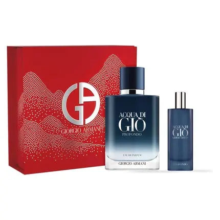 Armani Acqua Di Gio Profondo Eau De Parfum 100 Ml Gift Set Giorgio Armani