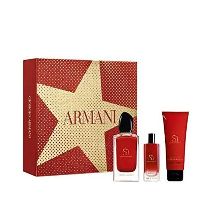 Armani Si Passione Eau de Parfum Spray and Body Lotion Set Giorgio Armani