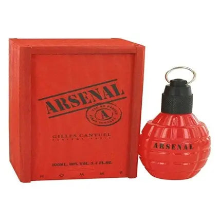 Arsenal Red New Eau De Parfum Spray 3.4 Oz Gilles Cantuel