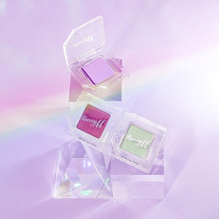 Barry M Cosmetics Clickable Eyeshadow Palette Grey Shimmering Midnight