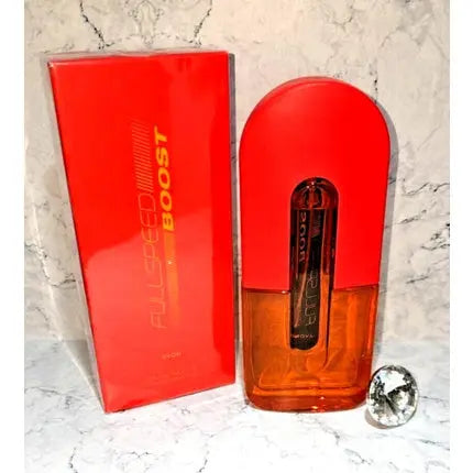 Avon Men FULL SPEED BOOST Eau de Toilette Perfume Spray Blood Orange Amber Moss Avon