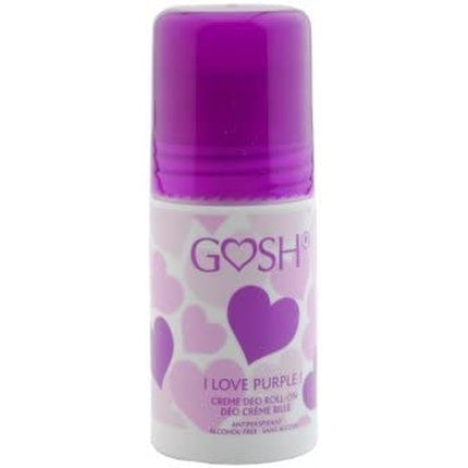 Gosh I Love Purple Cream Deodorant Roll-On 75ml Gosh Copenhagen