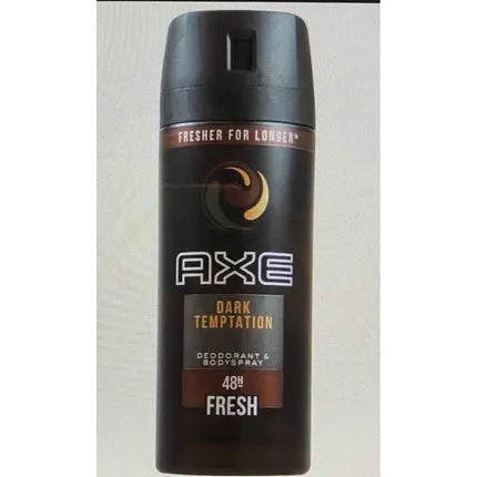 Axe Dark Temptation Deodorant Body Spray for Unisex 5.07 Oz Axe/Lynx