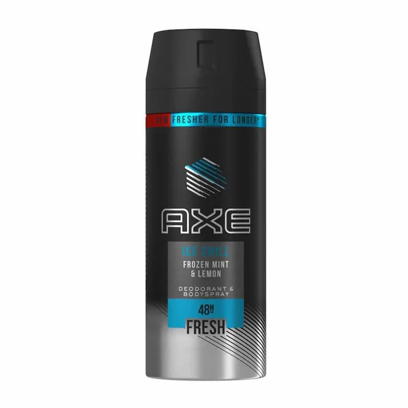 Axe Personal Hygiene Deodorant for Men Ice Chill Frozen Mint and Lemon Spray 150ml Axe/Lynx