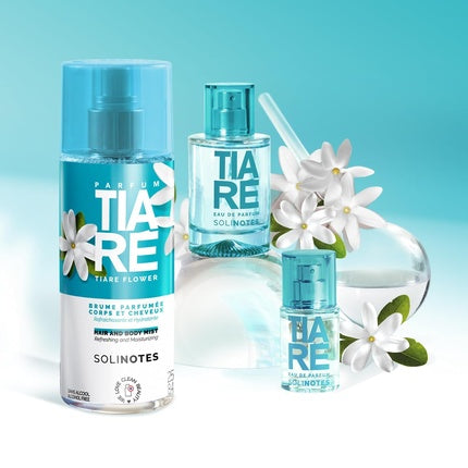 Solinotes Solinots Fragrance Mist with Tiare Flower - Refreshing and Moisturizing Eau de Toilette (EDT) Mixte