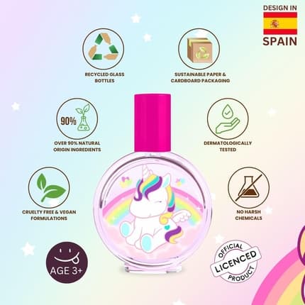 Air Val Unicorn Children Natural Perfume Vegan Eau de Toilette (EDT) Mixte