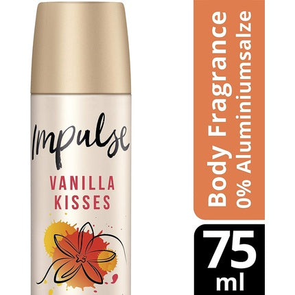 Impulse Vanilla Kisses Deodorant for Women with a Sensual Scent 75ml Impulse