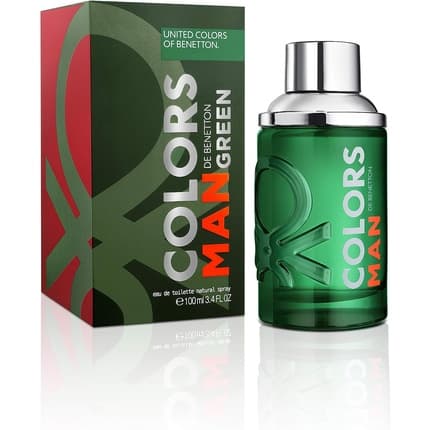 Benetton Colors Man Green Eau de Toilette (EDT) Homme 100ml