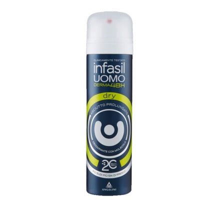 Infasil Men's Derma 48h Dry Deodorant Spray with Molecule 2C and Betacyclodextrin 150ml Infasil