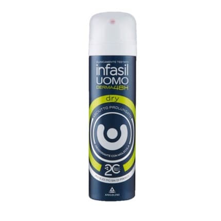 Infasil 's Derma 48h Dry Deodorant with Molecule 2C and Betacyclodextrin Déodorant (Déo) Homme 150ml
