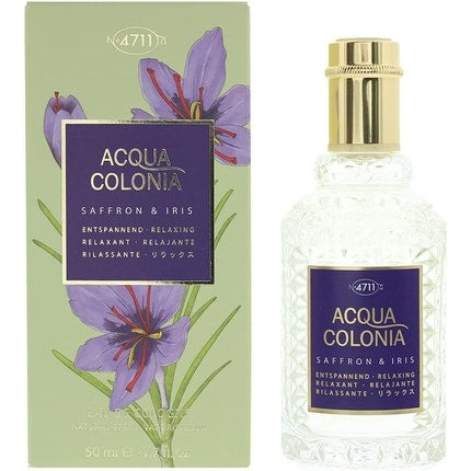 4711 Acqua Colonia Saffron & Iris Eau De Cologne 50ml Maison des fragrances