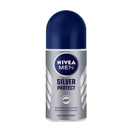 Nivea Antiperspirant Silver Protect Roll-On Déodorant (Déo) Mixte 50ml