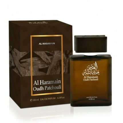 Al Haramain Oudh Patchouli - Oud Agarwood Black Musk Amber Eau de Parfum 100 ml - Boisé