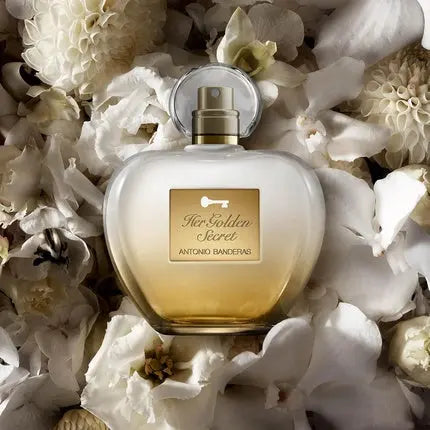 Banderas Perfumes Her Golden Secret Gift Set for Women EDT 80ml + Deodorant 150ml Fruity Floral Vanilla Notes Banderas