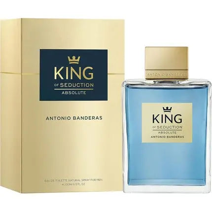 Banderas Perfumes King of Seduction Absolute Eau de Toilette for Men Long Lasting Elegant Casual and Masculine Fragrance Woody and Moss Notes Ideal for Day Wear 200ml Banderas