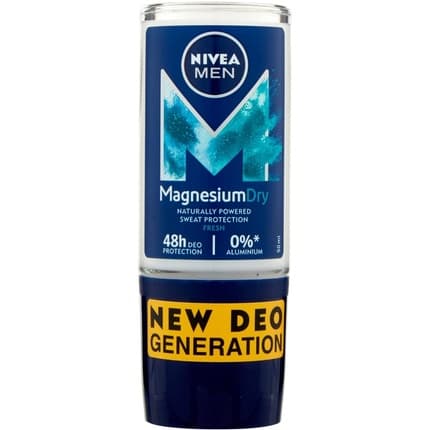 Beiersdorf Nivea Magnesium Dry Fresh Roll-On Deodorant 48h, Déodorant (Déo) Homme 50ml