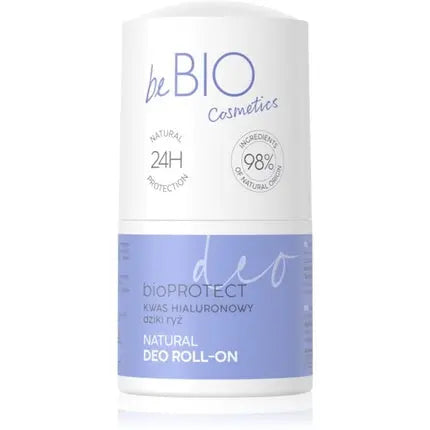 Be Bio Natural Deodorant Roll-On with Hyaluronic Acid 50ml Be Bio