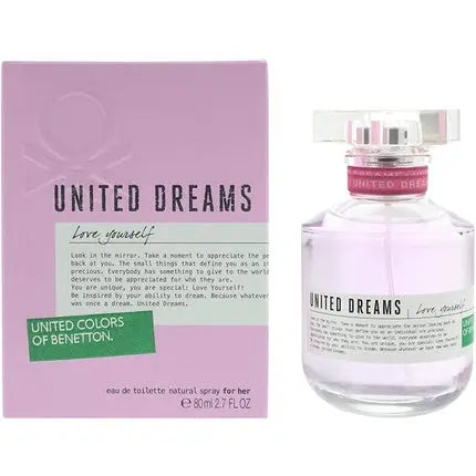 Benetton United Dreams Love Yourself Woman 80ml EDT Spray Benetton