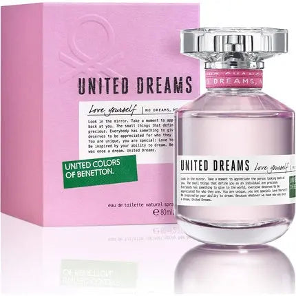 Benetton United Dreams Love Yourself Woman 80ml EDT Spray Benetton