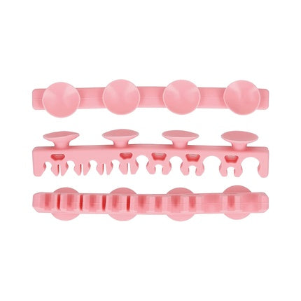 T4B MIMO Makeup Brush Drying Stand Silicone with Suction Cups for Smooth Surfaces - Practical and Durable Light Pink