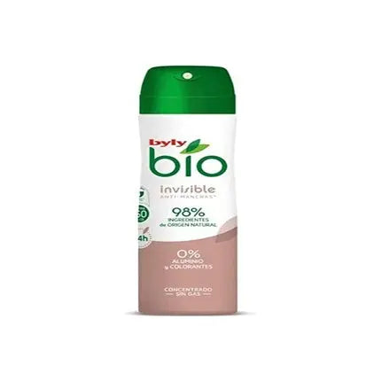 Bio Natural 0% Invisible Deo Spray 75ml Byly